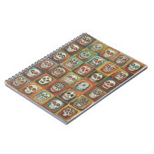 Decorative paint Skull Collection Mexican Folk Notizblock (Linke Seite)