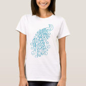 Decorative Peacock Design Women's T-Shirt  (Vorderseite)
