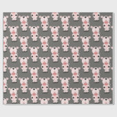 Decorative Piggy Gift Wrapping Geschenkpapier (Flach)