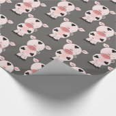 Decorative Piggy Gift Wrapping Geschenkpapier (Ecke)