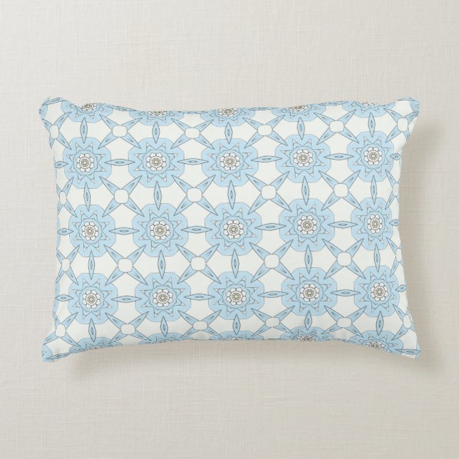 decorative pillow featuring a geometric pattern dekokissen (Vorderseite)