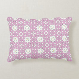 decorative pillow featuring a geometric pattern dekokissen