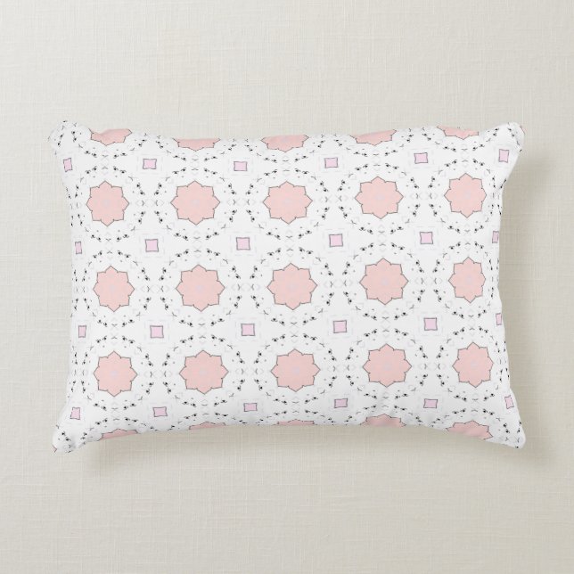 decorative pillow featuring a geometric pattern dekokissen (Vorderseite)