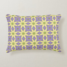 decorative pillow featuring a geometric pattern dekokissen