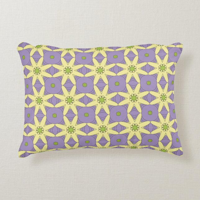 decorative pillow featuring a geometric pattern dekokissen (Vorderseite)