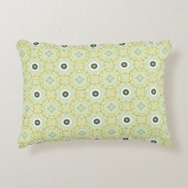 decorative pillow featuring a geometric pattern dekokissen
