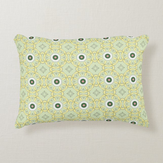 decorative pillow featuring a geometric pattern dekokissen (Vorderseite)