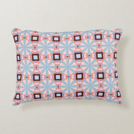 decorative pillow featuring a geometric pattern dekokissen