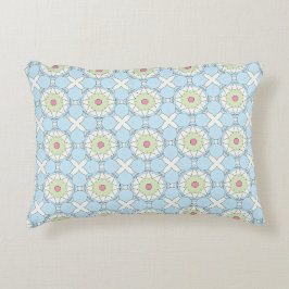 decorative pillow featuring a geometric pattern dekokissen