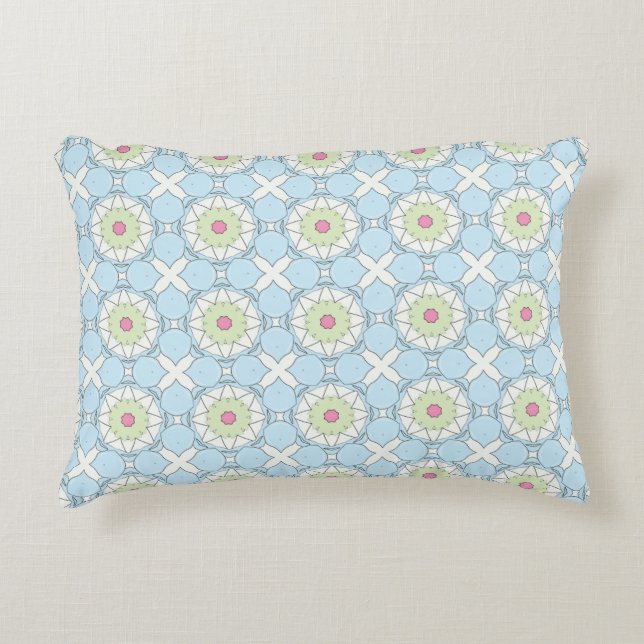 decorative pillow featuring a geometric pattern dekokissen (Vorderseite)