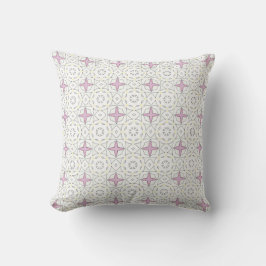 decorative pillow featuring a geometric pattern kissen