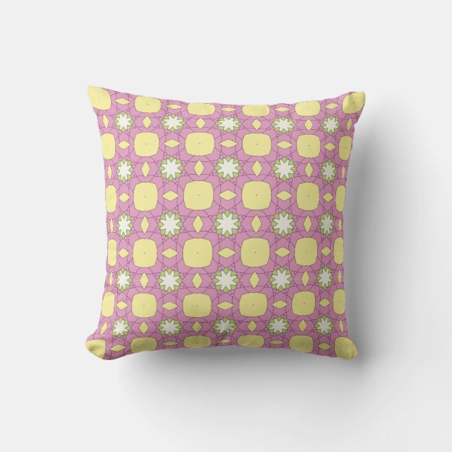 decorative pillow featuring a geometric pattern kissen (Vorderseite)