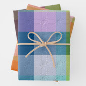  Decorative Plaid Geschenkpapier Set (Beispiel)
