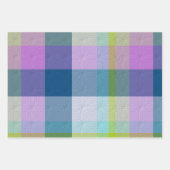  Decorative Plaid Geschenkpapier Set (Vorderseite)