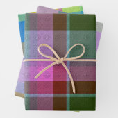  Decorative Plaid Geschenkpapier Set (Beispiel)