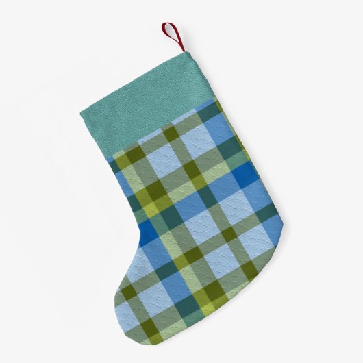  Decorative Plaid Kleiner Weihnachtsstrumpf (Rückseite (Hängend))