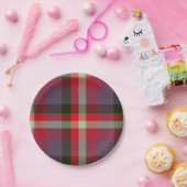  Decorative Plaid Pappteller (Party)