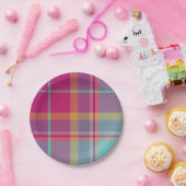  Decorative Plaid Pappteller (Party)