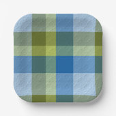  Decorative Plaid Pappteller (Vorderseite)