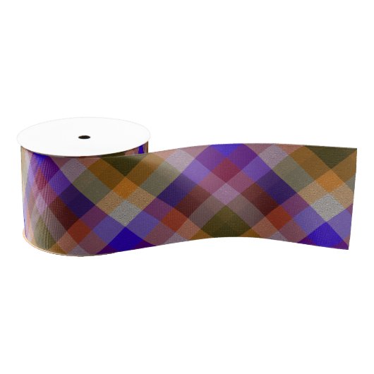  Decorative Plaid Ripsband (Spule)