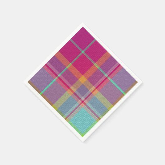  Decorative Plaid Serviette (Ecke)