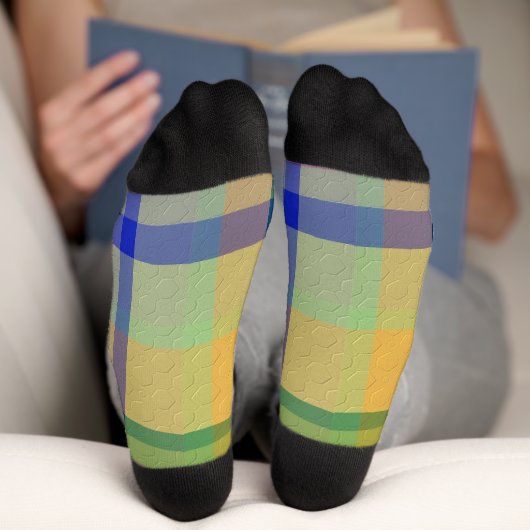  Decorative Plaid Socken (Unterseite)