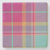  Decorative Plaid  Steinuntersetzer (Vorderseite)