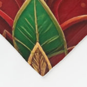 Decorative Red Green Fleece Blanket (Ecke)