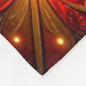 Decorative Red Green Fleece Blanket (Ecke)