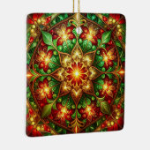 Decorative Red Green Holiday Ornament (Rechts)