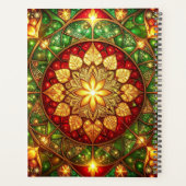 Decorative Red Green Holiday Planer (Rückseite)