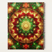 Decorative Red Green Holiday Planer (Rückseite)