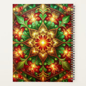 Decorative Red Green Holiday Planer (Rückseite)