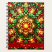 Decorative Red Green Holiday Planer (Vorderseite)