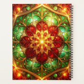 Decorative Red Green Holiday Planer (Rückseite)