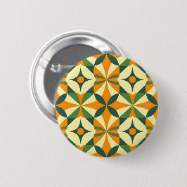 Decorative retro seamless pattern button