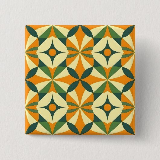 Decorative retro seamless pattern button (Vorderseite)