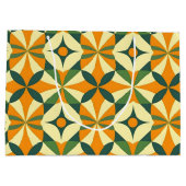 Decorative retro seamless pattern große geschenktüte (Rückseite)