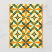 Decorative retro seamless pattern postkarte (Vorderseite)