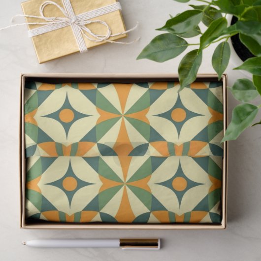 Decorative retro seamless pattern seidenpapier (Geschenk)