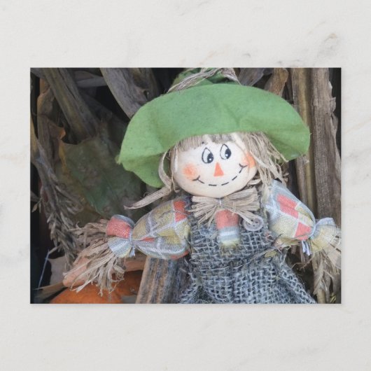 Decorative Scarecrow Postcard #2 Postkarte (Vorderseite)