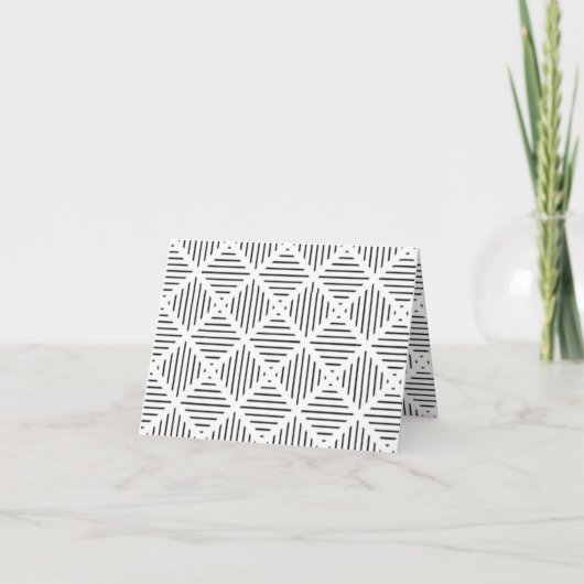 Decorative, Seashell Folded Thank You Card Dankeskarte (Vorderseite)
