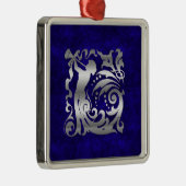 Decorative Silver Christmas Silbernes Ornament (Rechts)