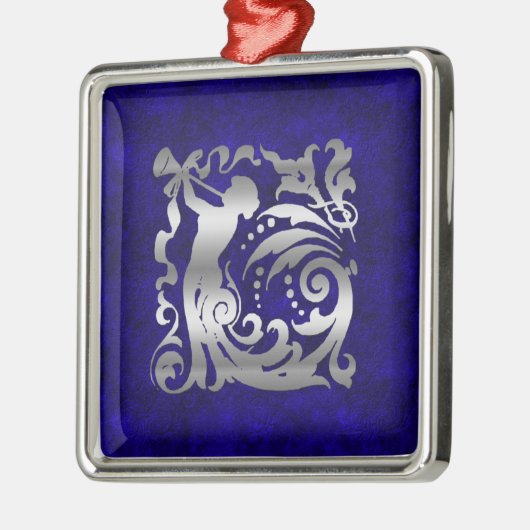 Decorative Silver Christmas Silbernes Ornament (Links)