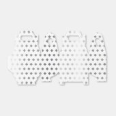 Decorative Silver Gray White Diamond Pattern Geschenkschachtel (Ungefaltet)