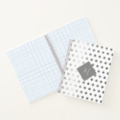 Decorative Silver White Diamond Monogram Notizblock (Innenseite)