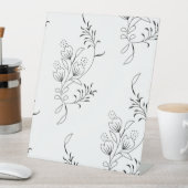 Decorative, Soapstone, Bianca Pedestal Sign Sockelschild (In Situ)