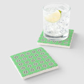 decorative symmetrical geometric pattern coaster steinuntersetzer