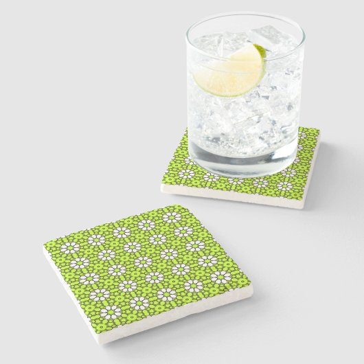 decorative symmetrical geometric pattern coaster steinuntersetzer
