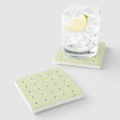 decorative symmetrical geometric pattern coaster steinuntersetzer